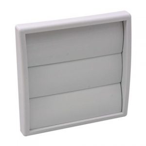Knightsbridge EX007W 4 Inch White Gravity Shutter