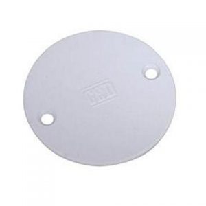 White PVC Conduit Box Lid