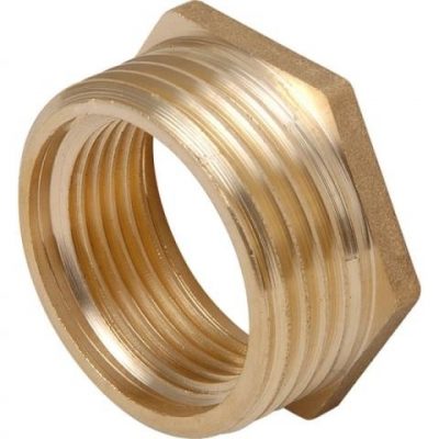 1 X 3/4 Inch BSP Threaded Brass Bush