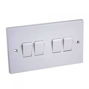 Axiom 4 Gang 2 Way 10A Switch