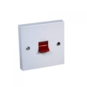 Axiom 45A DP Switch (1 Gang Plate)