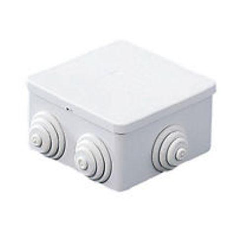 TV CCTV Wiring Joint Junction Box IP44 80*80*40mm Weatherproof Electrical 