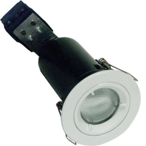 CED DFPD10WHI Fire Rated Die Cast White GU10 Straight Downlight