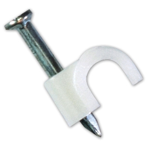 SELECTRIC CCR6W 6.0MM White Round Cable Clips