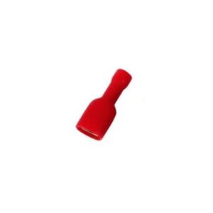6.3MM Red Fully Insulated Female Push On Crimp Terminal